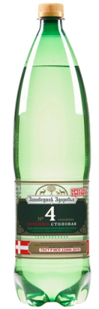 Скважина №4 1,5л*6 ПЭТ Заповедник здоровья №4 Вода минеральная природная